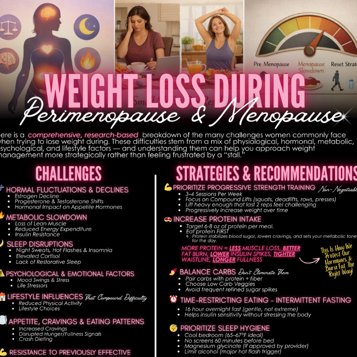 Weight Loss During Perimenopause & Menopause