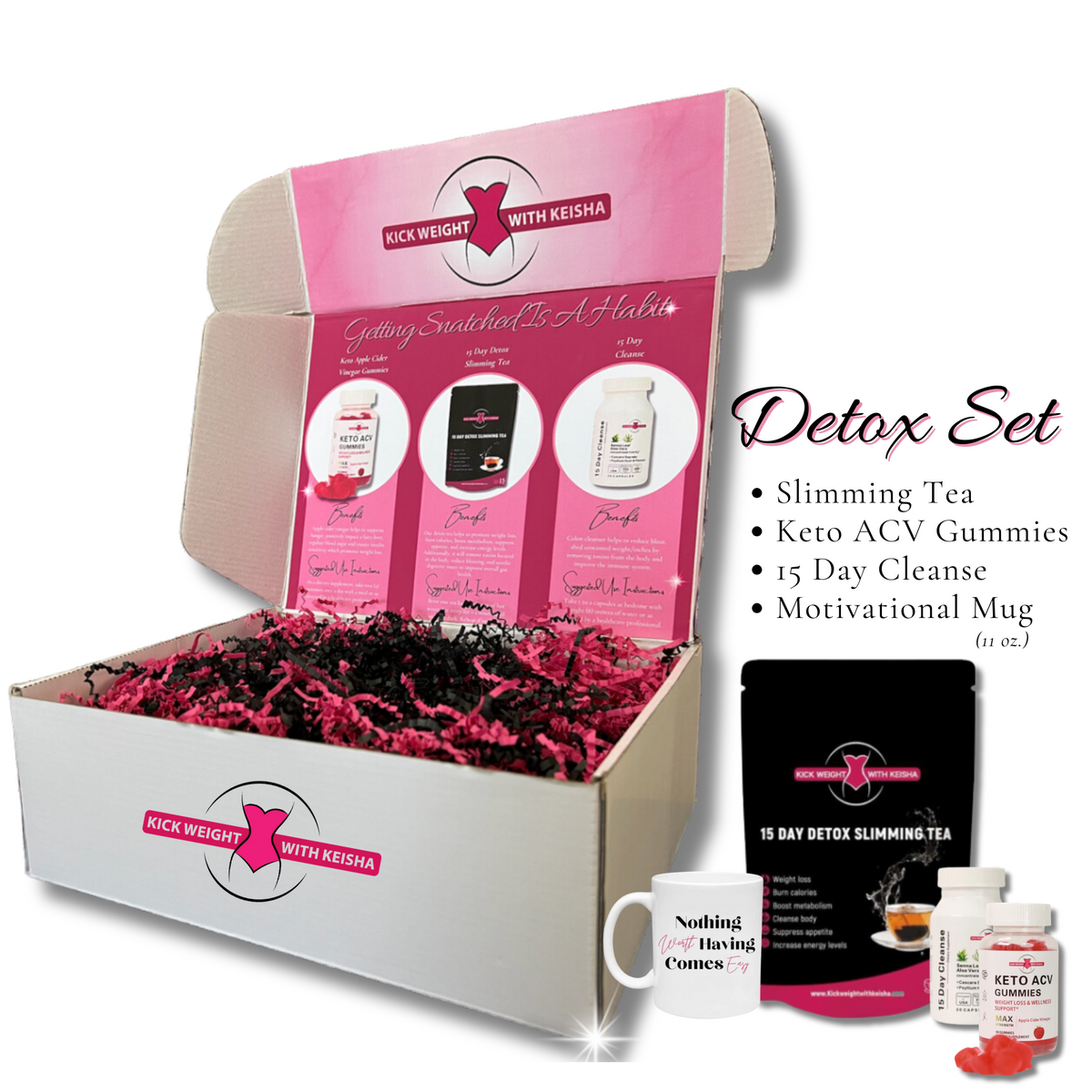 Detox Bundle Set Kickweightwithkeisha