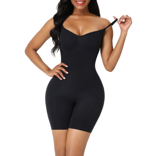 Zapaka Women Black Cut-Out Push-Up Tummy Control Shapewear – ZAPAKA